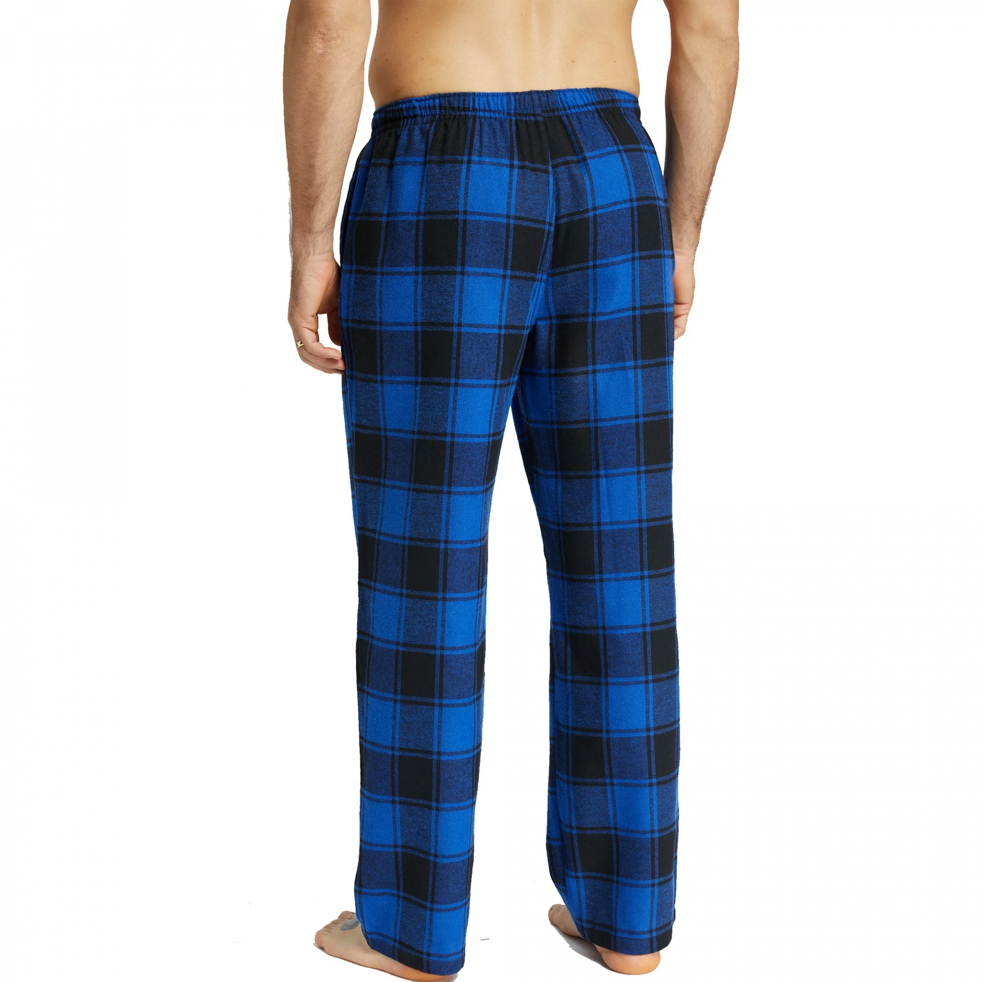 Pijalüx%20Erkek%20Kareli%20Poplin%20Cepli%20Alt%20Pijama