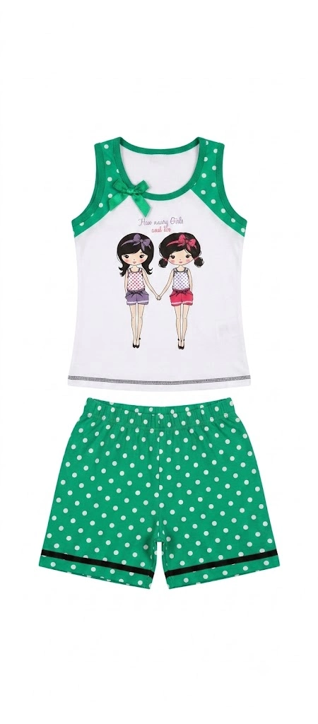 Berrak%20Kız%20Çocuk%20Şortlu%20Pijama%20Takımı%207630