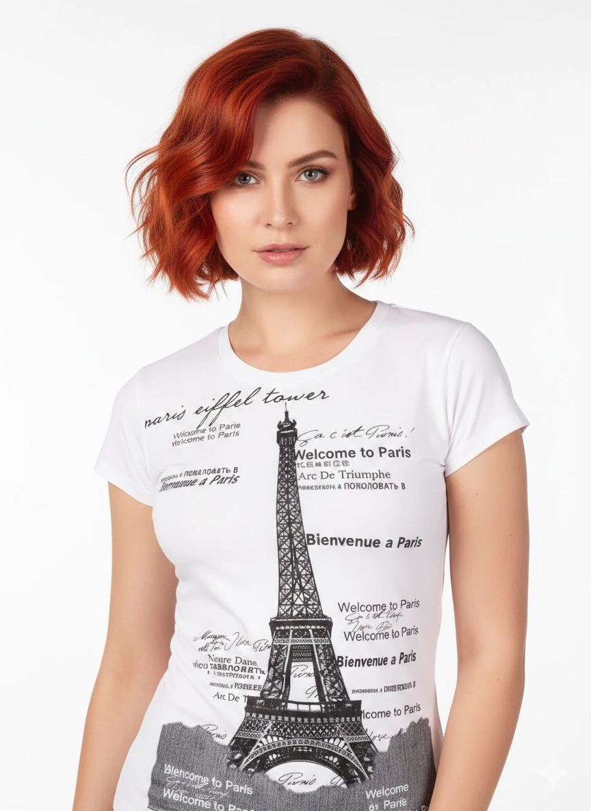 Berrak%20Kule%20Baskılı%20Bayan%20T-Shirt%208006