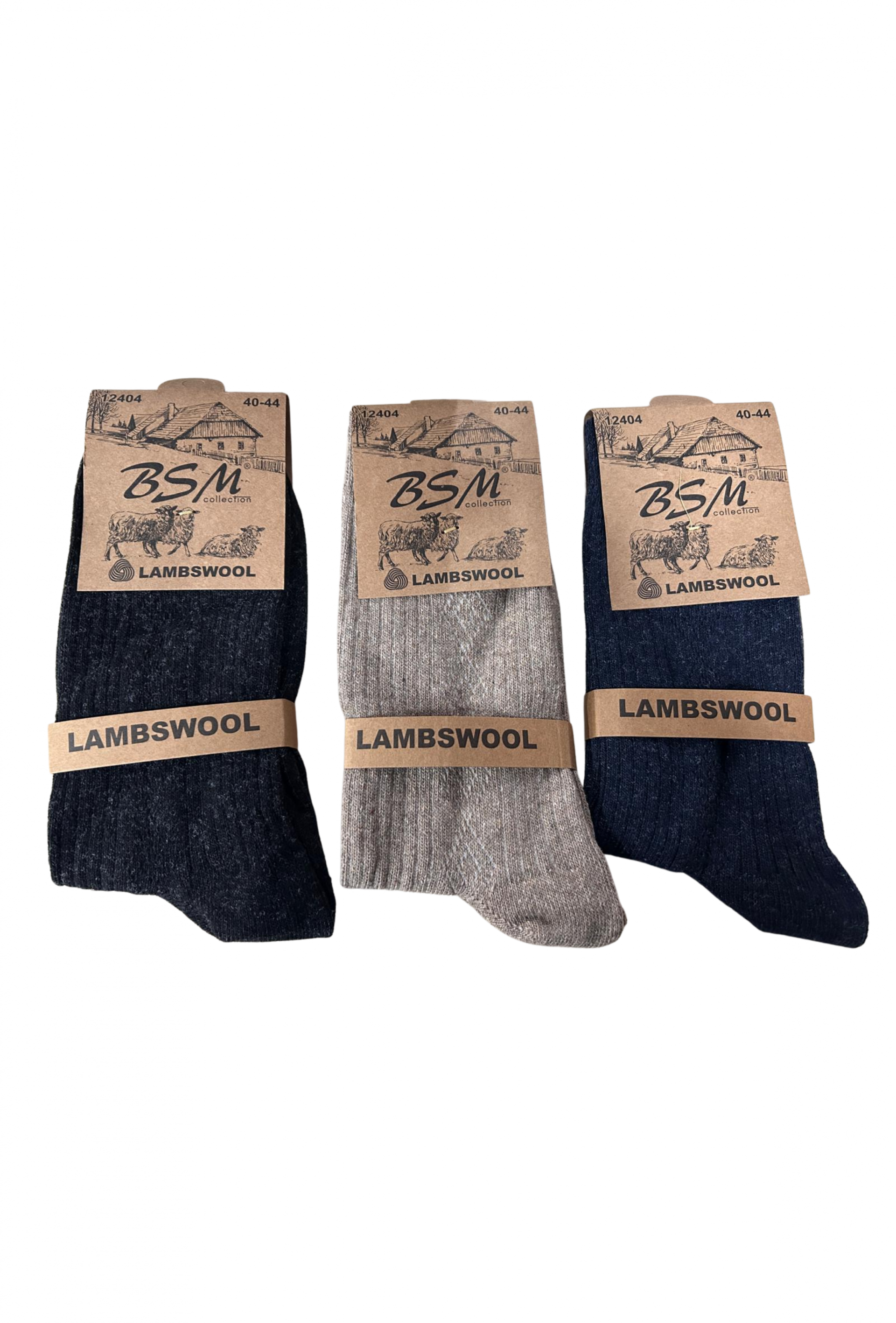 BSM%20Lamswool%20Kışlık%20Erkek%20Çorap%208%20Adet