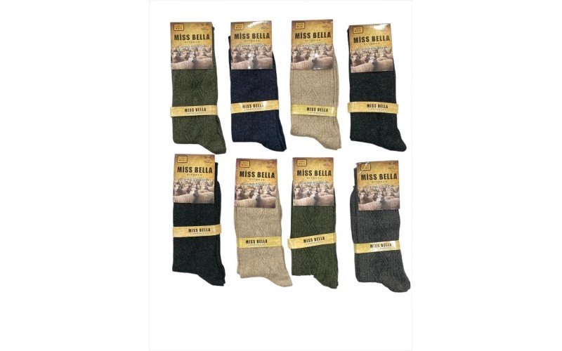 Miss%20Bella%20Lamswool%20Kışlık%20Erkek%20Çorap%208%20Adet