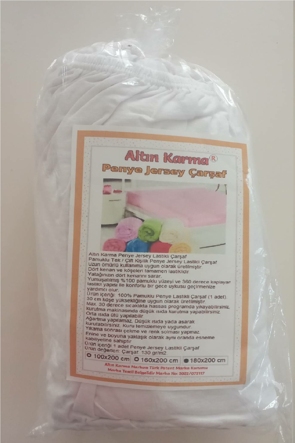 Altın%20Karma%20Jersey%20Penye%20Pamuklu%20180x200%20cm%20Çift%20Kişilik%20Lastikli%20Çarşaf%20Beyaz