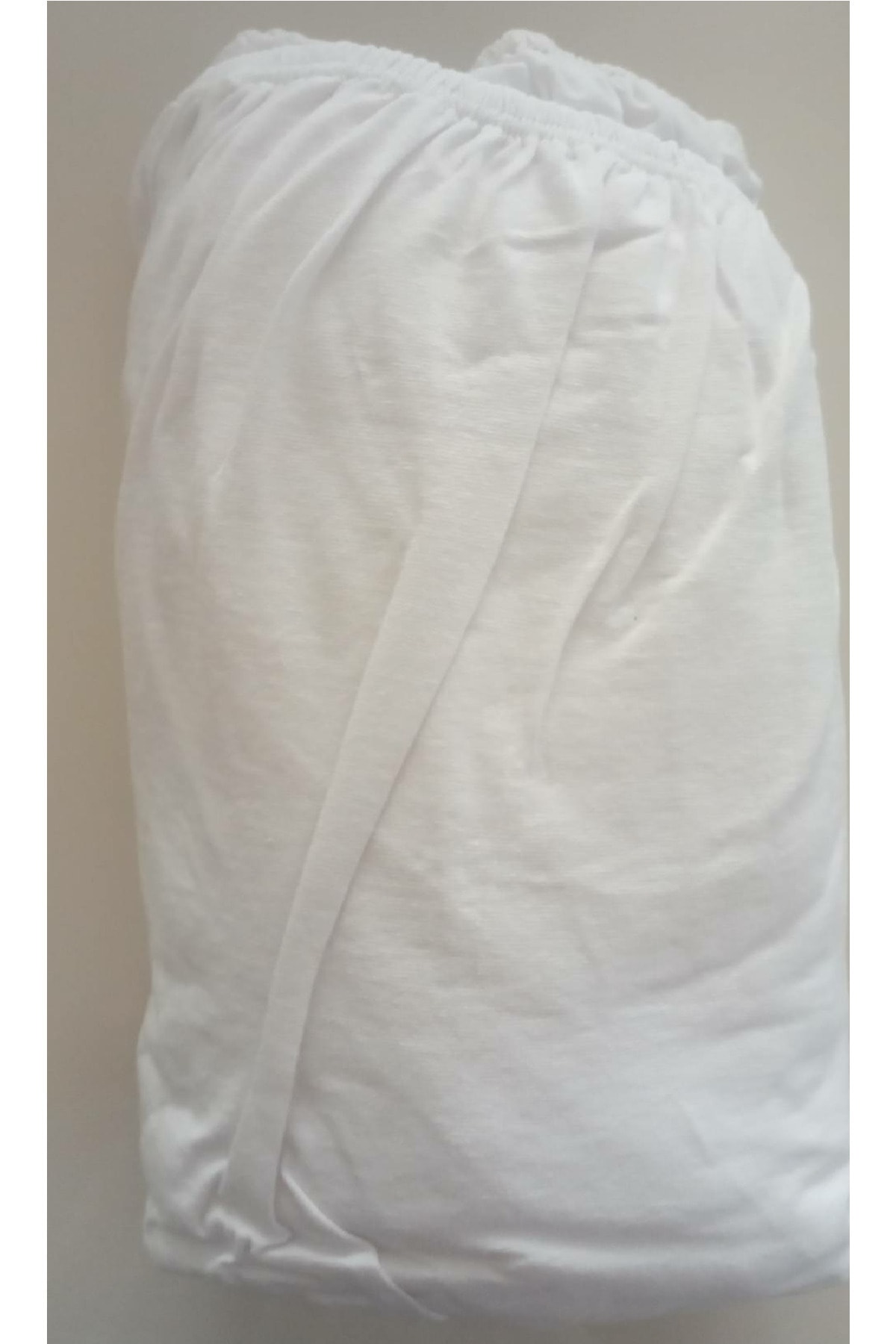 Altın%20Karma%20Jersey%20Penye%20Pamuklu%20180x200%20cm%20Çift%20Kişilik%20Lastikli%20Çarşaf%20Beyaz