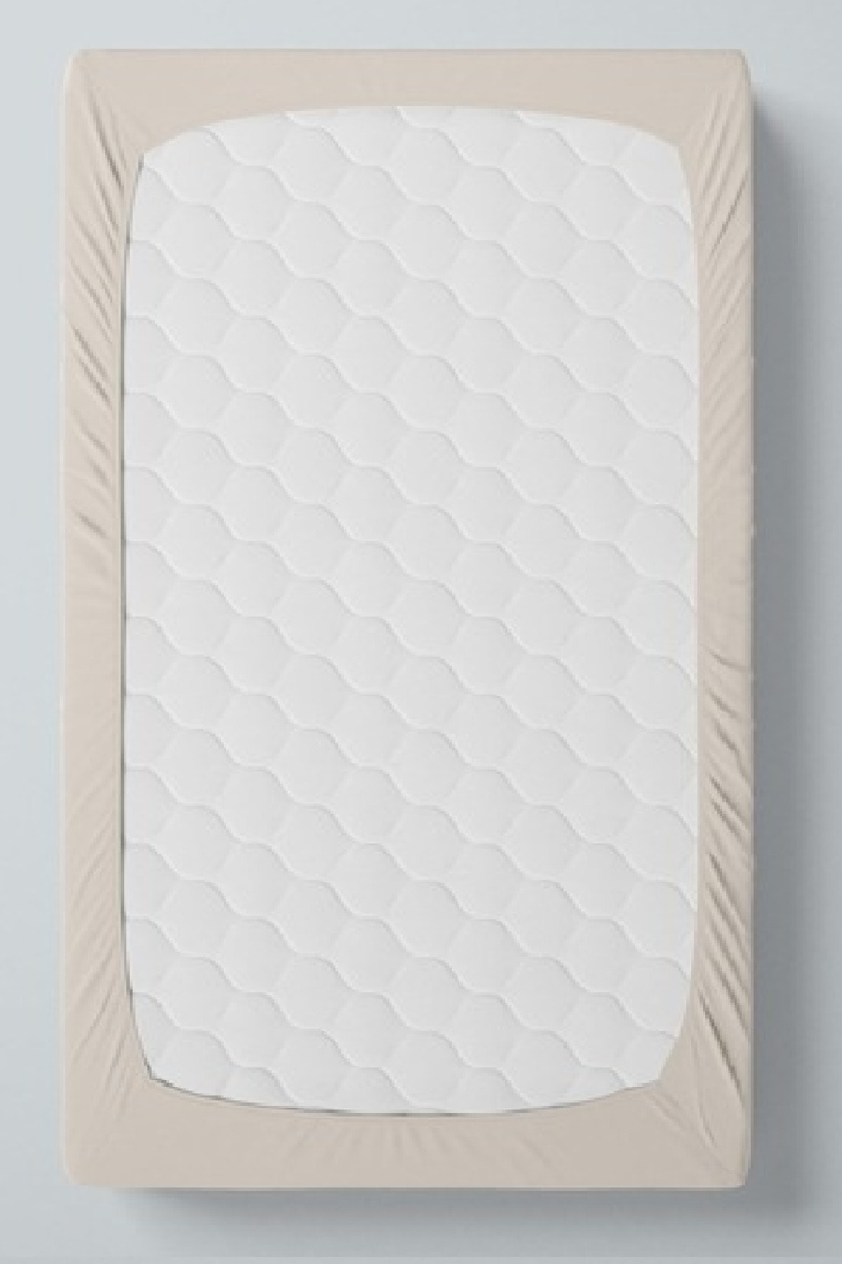 Altın%20Karma%20Jersey%20Penye%20Pamuklu%20180x200%20cm%20Çift%20Kişilik%20Lastikli%20Çarşaf%20Krem