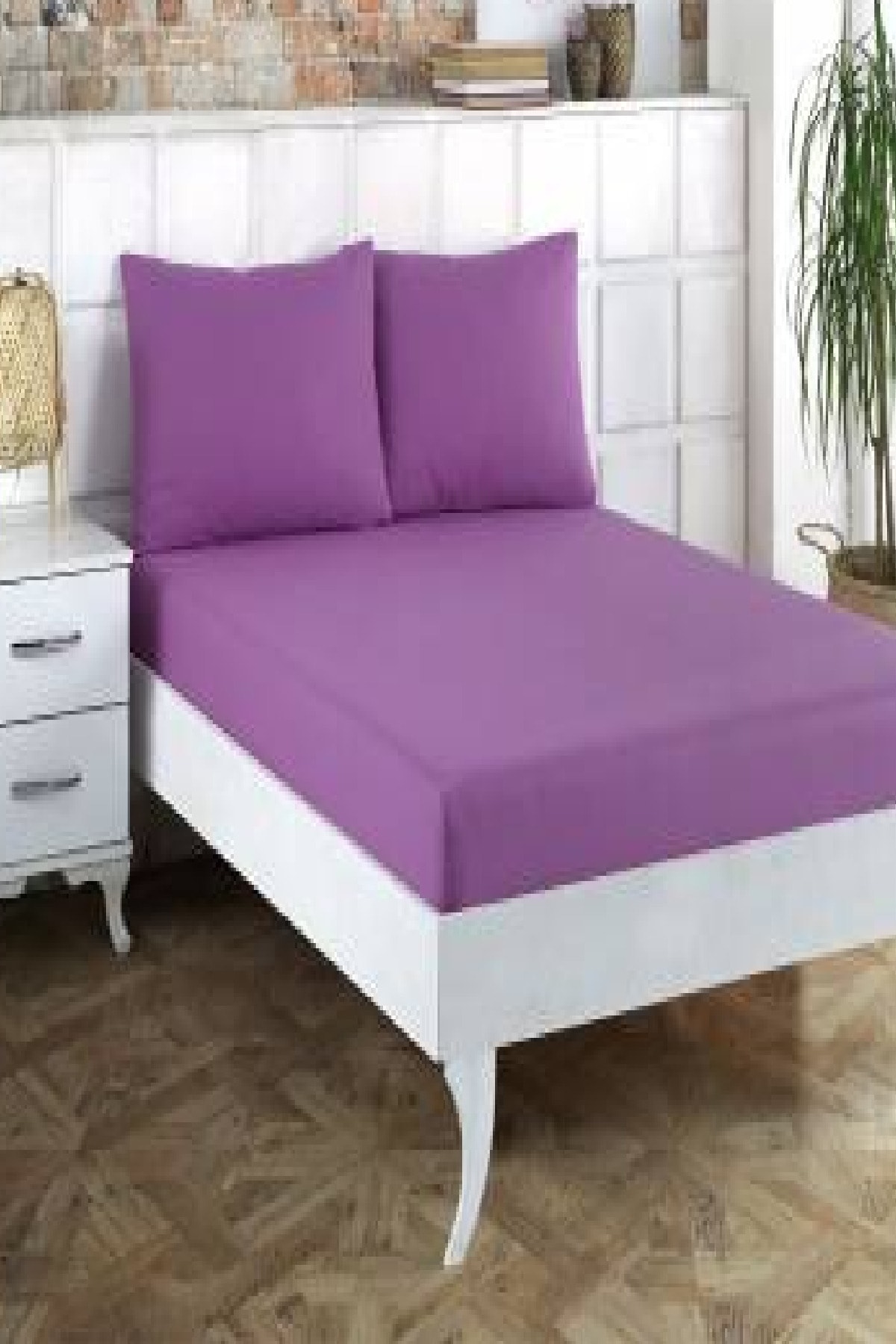 Altın%20Karma%20Çift%20Kişilik%20İnce%20Penye%20Lastikli%20Çarşaf%20150x200%20Cm%202%20Adet%20Yastık%20Kılıflı