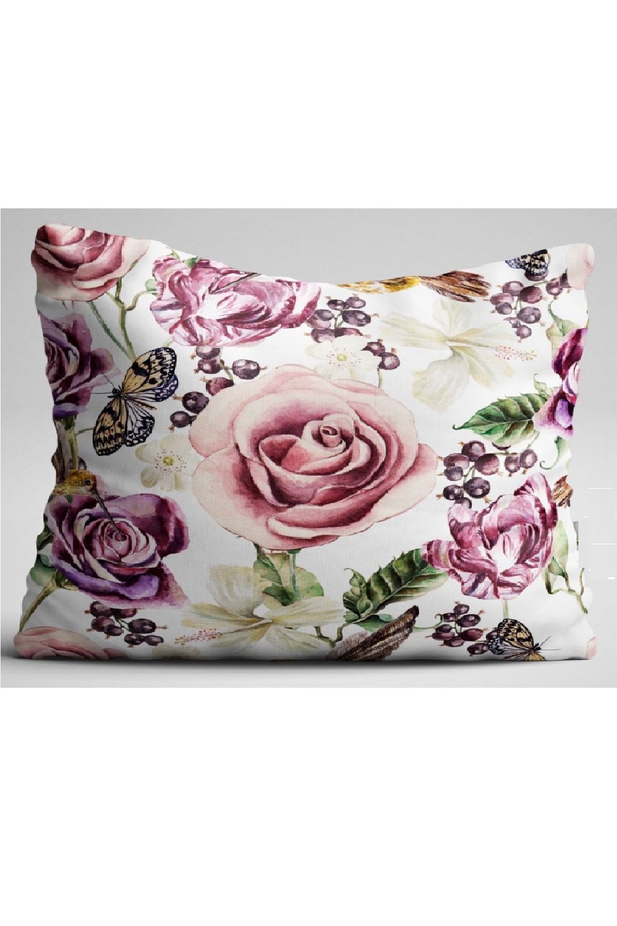 Bebesi%2010%20Adet%20Gül%20Desenli%20Yastık%20Kılıfı%2050x70%20Cm%20Fermuarlı