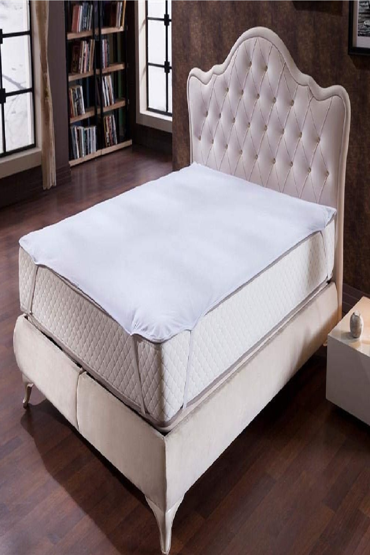 Bebesi%20Tek%20Kişilik%20Yatak%20Koruyucu%20Alez%20120x200%20Cm%20Micro%20Kumaş%20Köşe%20Lastikli