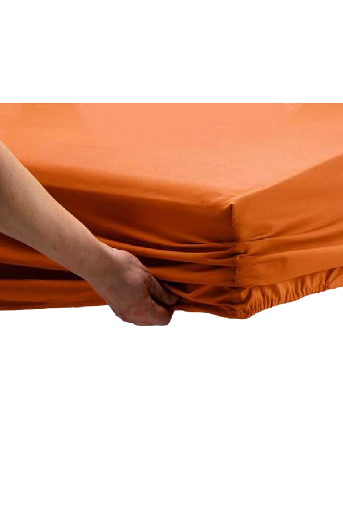 Altın%20Karma%20Jersey%20Penye%20Pamuklu%20180x200%20cm%20Çift%20Kişilik%20Lastikli%20Çarşaf%20turuçu