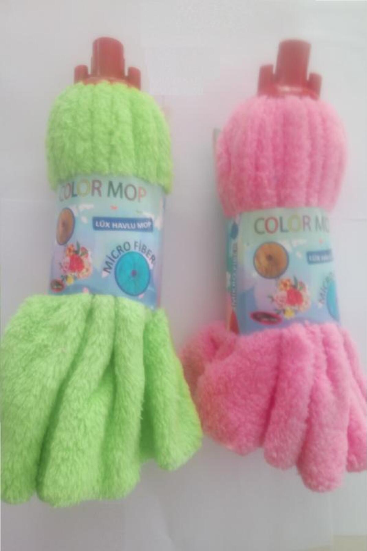 Color%20Paspas%20Yeşil%20Mop%20Metal%20Saplı%20Takım