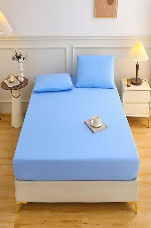 MyCey%20Çift%20Kişilik%20Lastikli%20Pamuk%20Penye%20Çarşaf%20Takımı%20200x200+30%20Cm