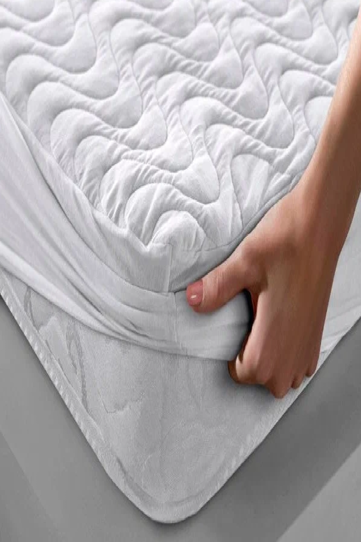 Evony%20Fitted%20Kapitoneli%20Alez%20220x200%20Cm%20Çift%20Kişilik%20Sıvı%20Geçirmez%20Çarşaf%20Yatak%20Koruyucu%20Alez