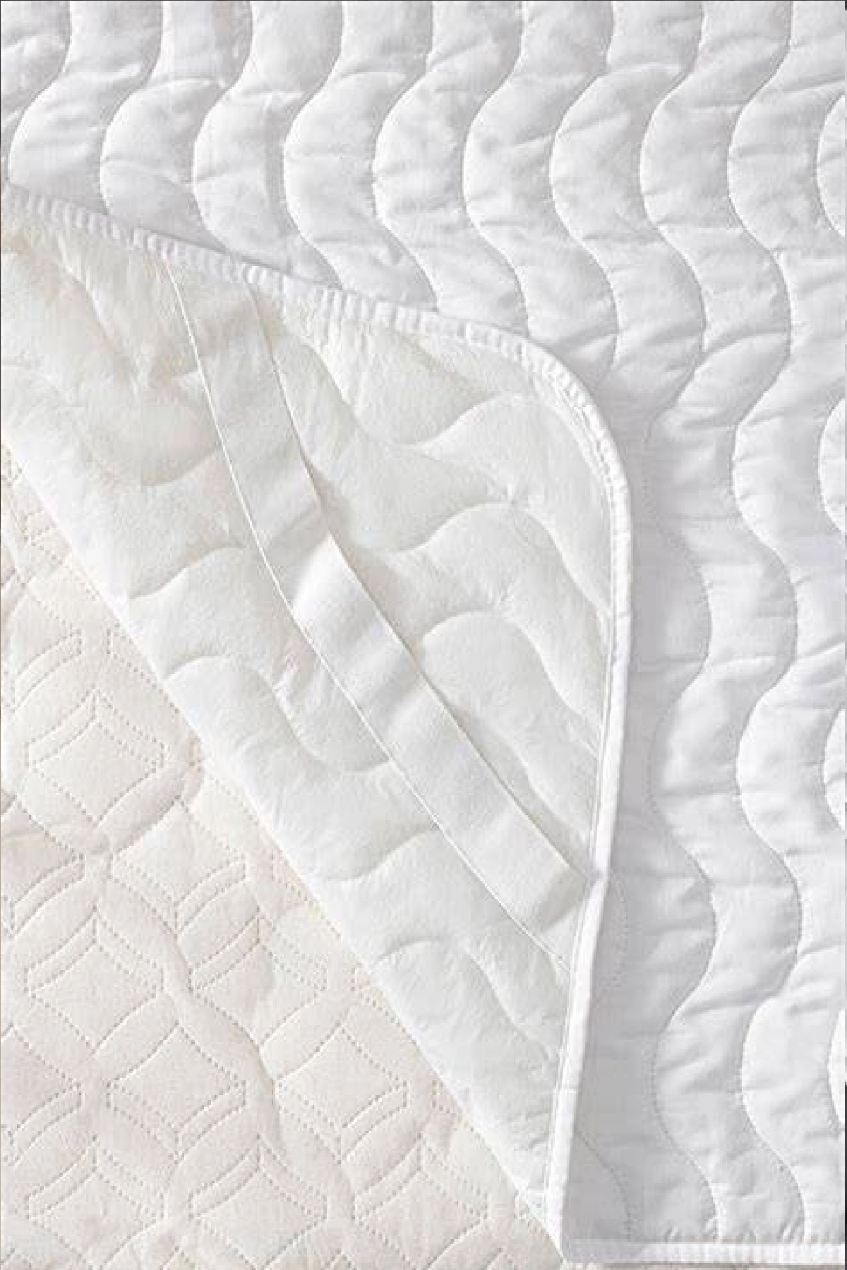 Bebesi%20Kapitoneli%2060x120%20Cm%20Bebe%20Sıvı%20Geçirmez%20Köşe%20Lastikli Yatak%20Koruyucu%20Alez
