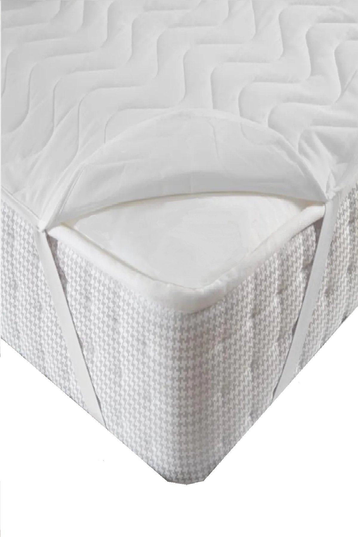 Derbey%20160x200%20cm%20Sıvı%20Geçirmez%20Köşe%20Lastikli%20Kapitoneli%20Çift%20Kişilik%20Yatak%20Koruyucu%20Alez