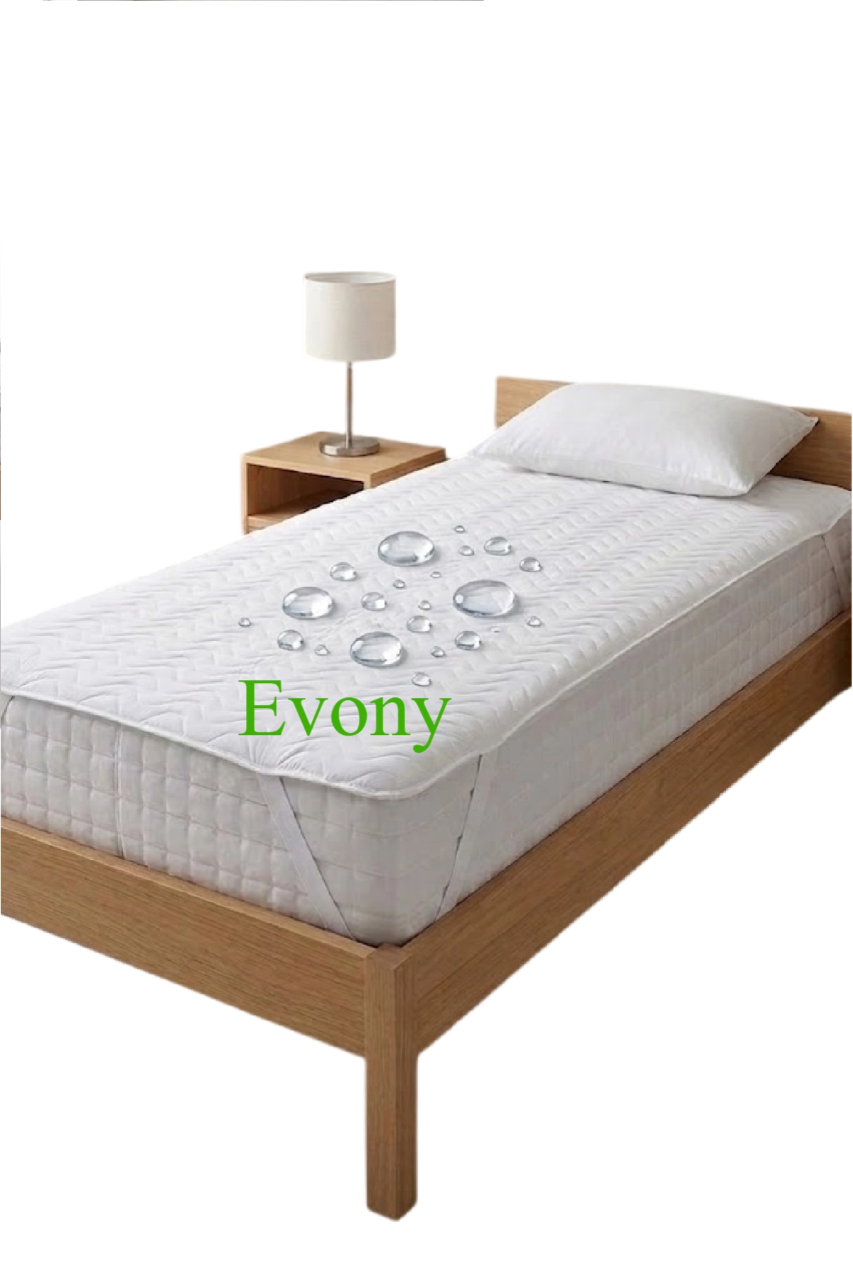 Evony%20120x200%20Cm%20Kapitoneli%20Sıvı%20Geçirmez%20Tek%20Kişilik%20Alez%20Köşe%20Lastikli