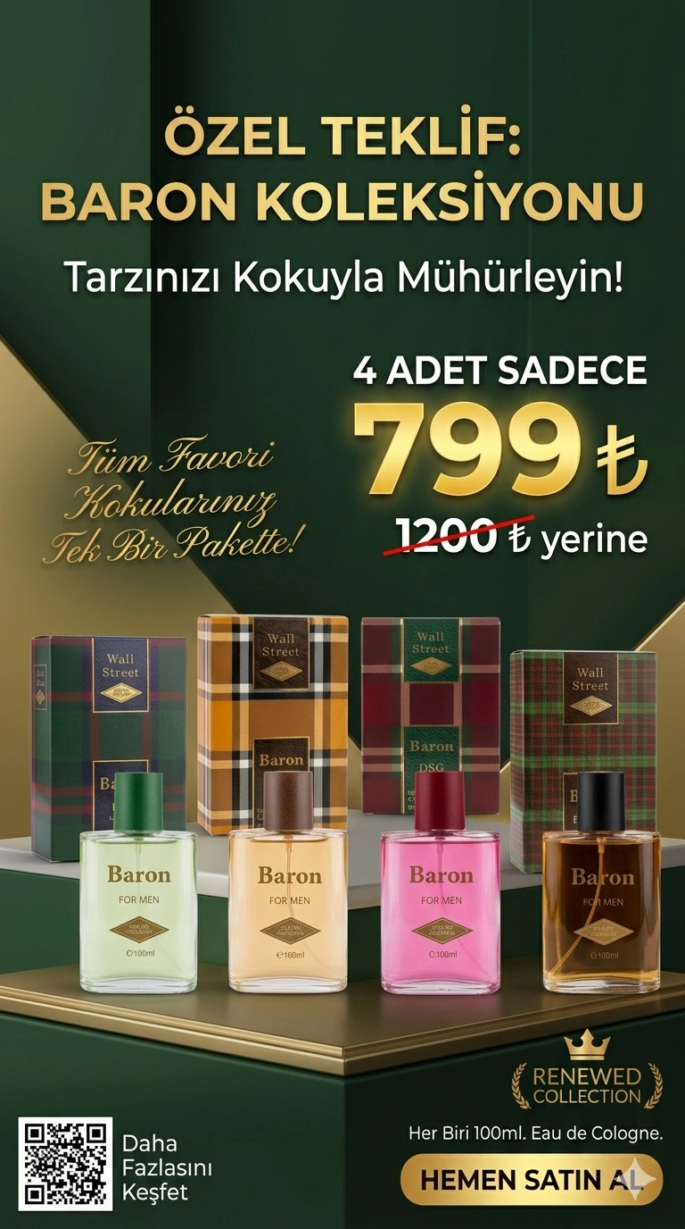 BARON%20Wall%20Street%20DSG%20,%20Brown,%20IVO,%20NCT%202026%204%20lü%20Erkek%20EDC%20Erkek%20Parfüm%20Seti%204X%20100%20ml