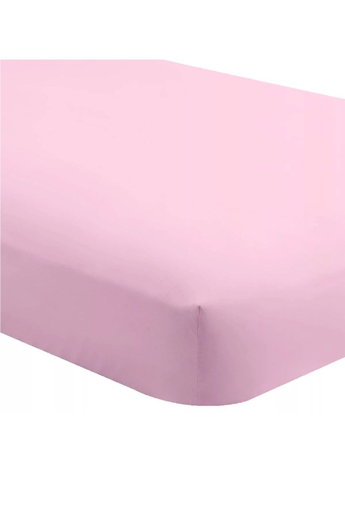 Evony%20Lastikli%20Pamuk%20Penye%20Çarşaf%20Pembe%20180x200%20cm