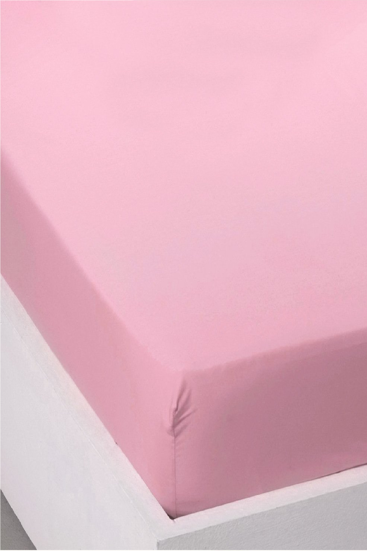 Evony%20Lastikli%20Pamuk%20Penye%20Çarşaf%20Pembe%20180x200%20cm