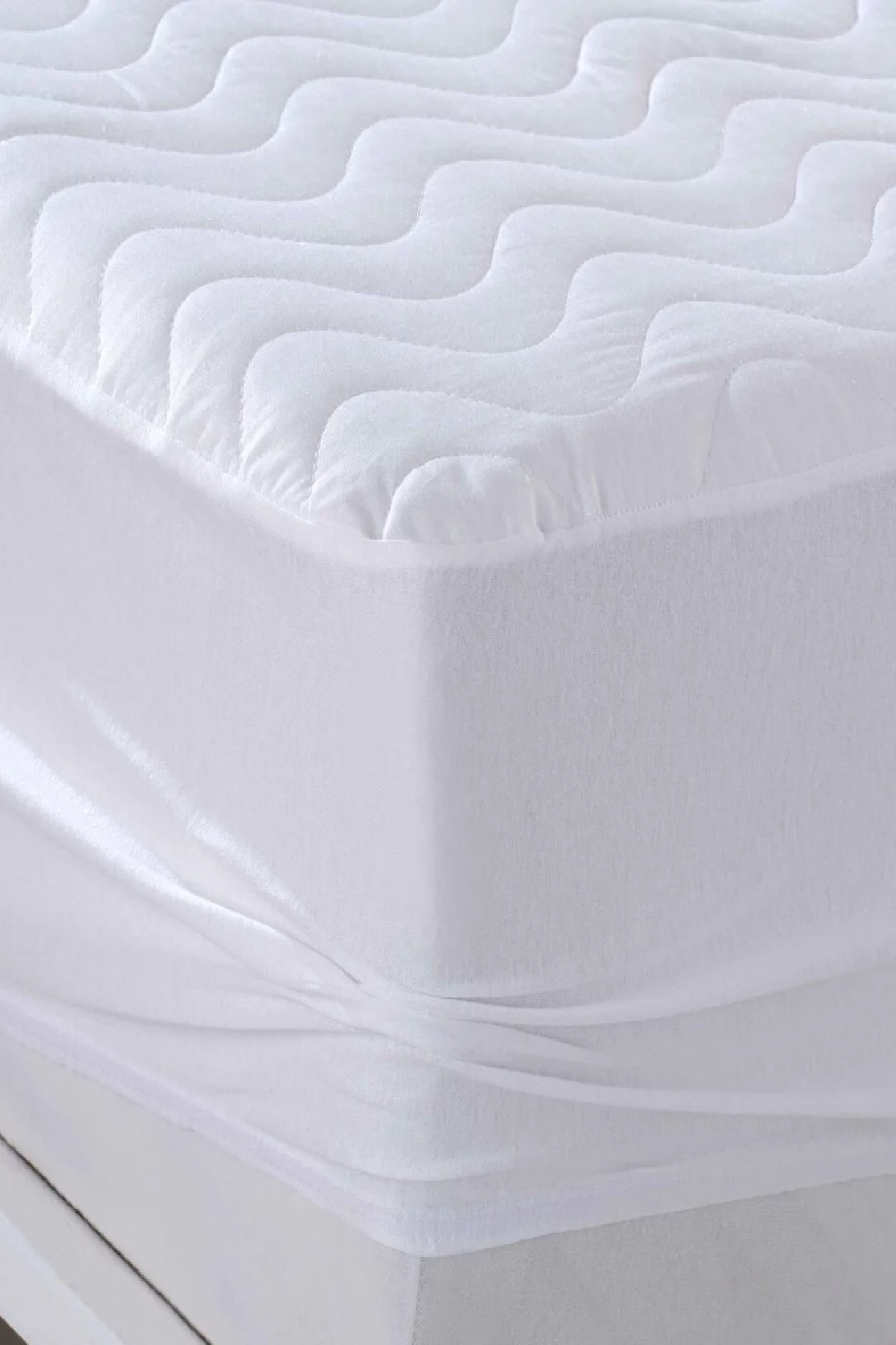 Evony%20Fitted%20Kapitoneli%20100x200%20Cm%20Tek%20Kişilik%20Yatak%20Koruyucu%20Çarşaf