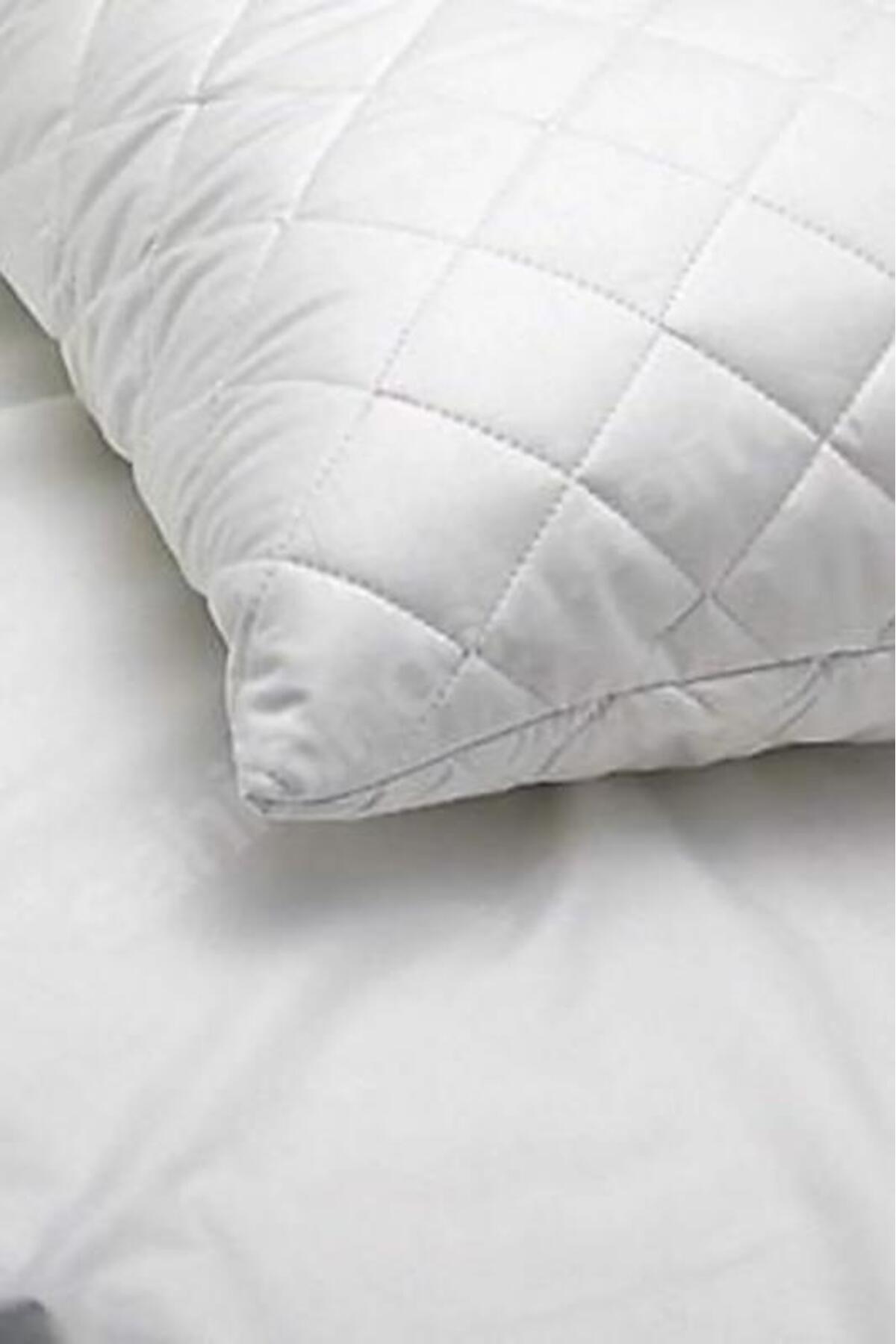 Evony%20Kapitone%20Yastık%20Koruma%20Kılıfı%20Pamuk%202’li%20Paket%2050x70%20cm