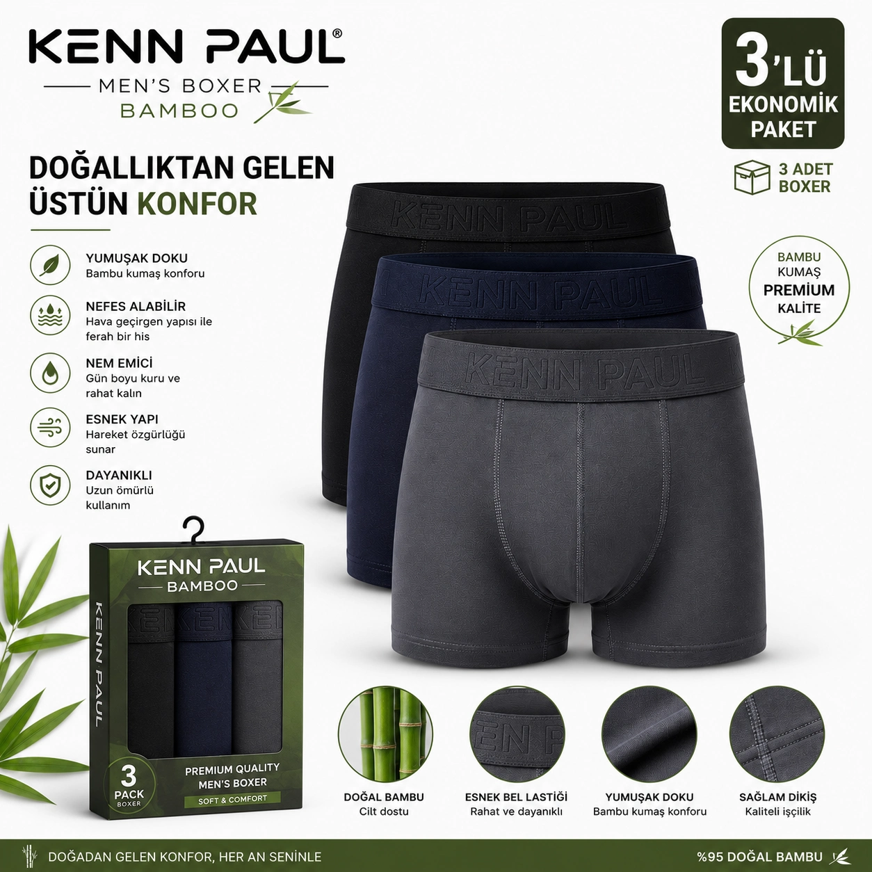 Kenn%20Paul%20Bambu%20Erkek%20BOXER%20%203%20ADET