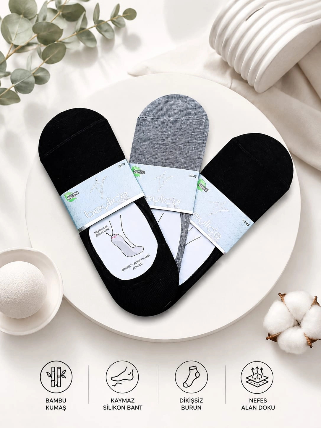 Beylice%20Erkek%20Bambu%20Babet%20Çorap%206%20Adet