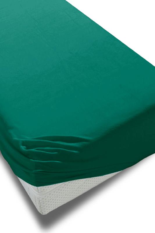 Altın%20Karma%20Jersey%20Penye%20Pamuklu%20180x200%20cm%20Çift%20Kişilik%20Lastikli%20Çarşaf%20Koyu%20Yeşil