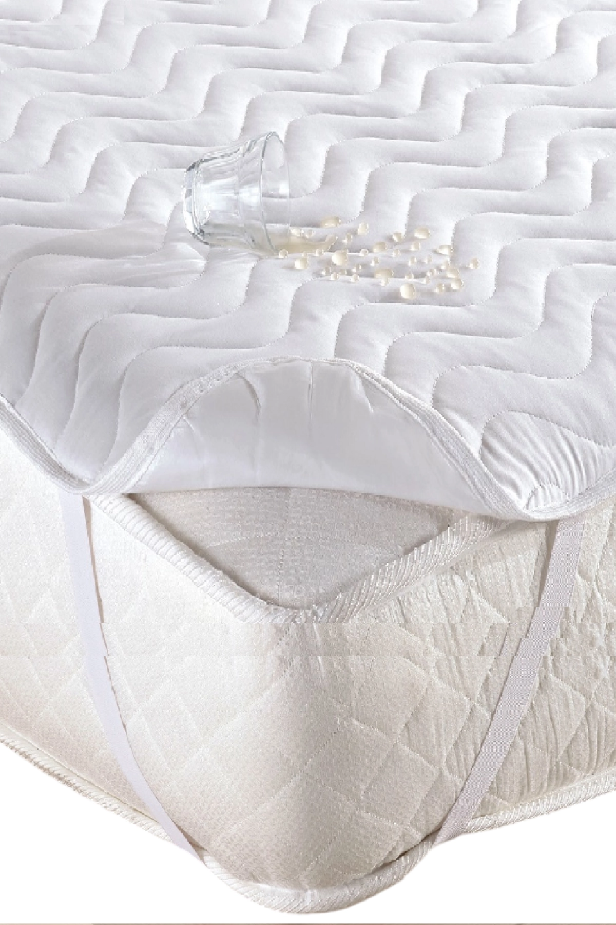 Evony%20Kapitoneli%20Sıvı%20Geçirmez%20Yatak%20Koruyucu%20Alez%20160x200%20Cm%20Çift%20Kişilik%20Köşe%20Lastikli