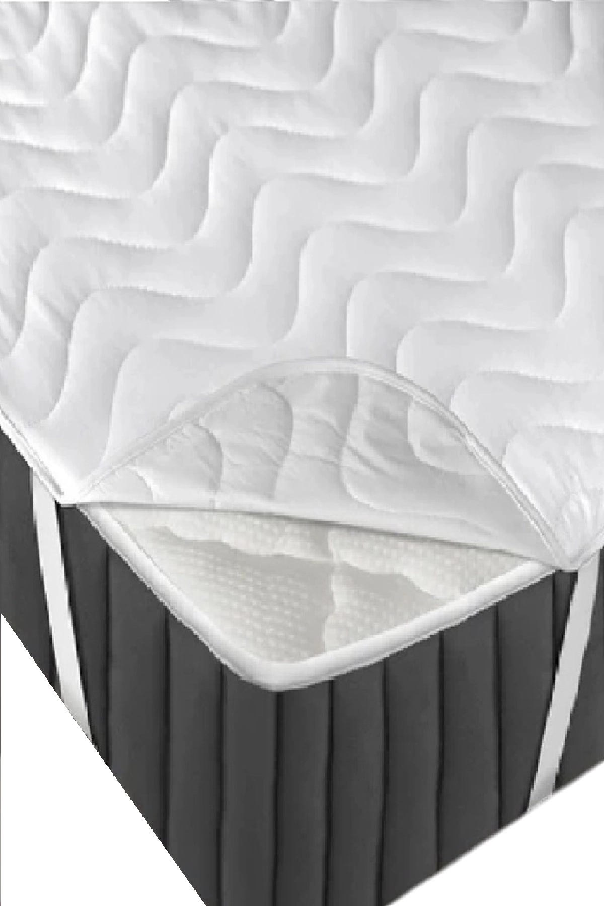 MyCey%20Yatak%20Koruyucu%20Kapitoneli%20150x200%20Cm%20Çift%20Kişilik%20Çarşaf%20Köşe%20Lastikli