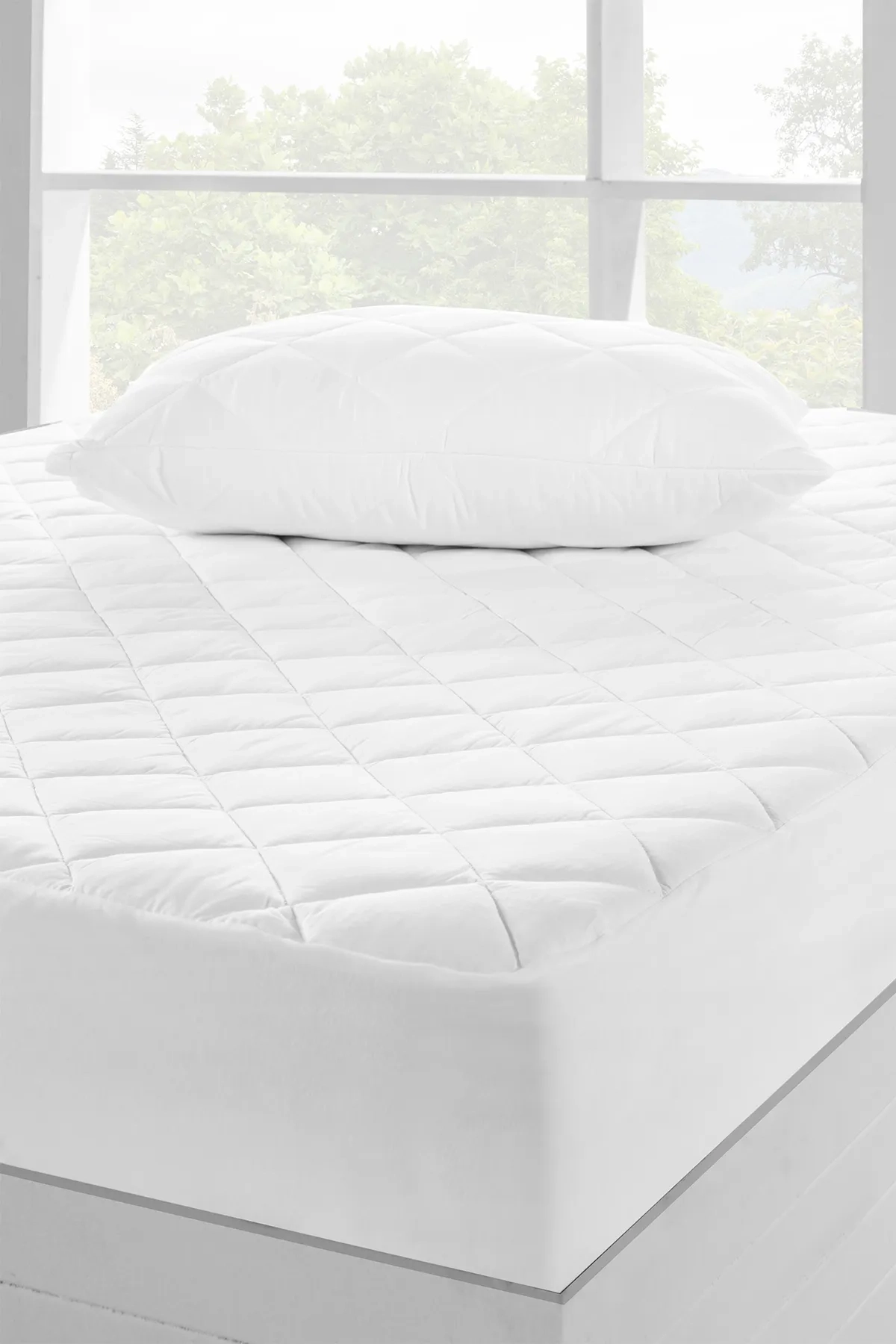 MyCey%20Hava%20Geçirgen%20Kapitoneli%20100x200%20cm%20Yatak%20Koruyucu%20Alez