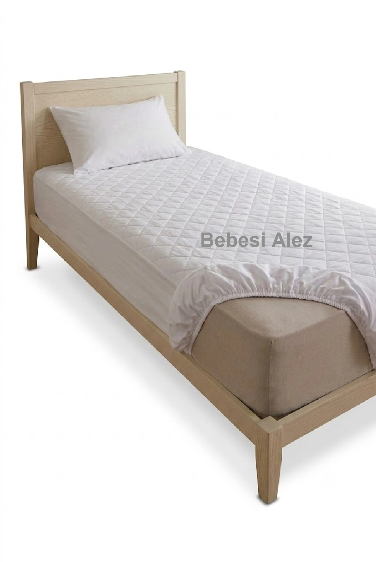 Bebesi 70x110%20cm%20Kapitoneli%20Hava%20Geçirgen%20Bebe%20fi̇tted%20yatak%20koruyucu%20alez