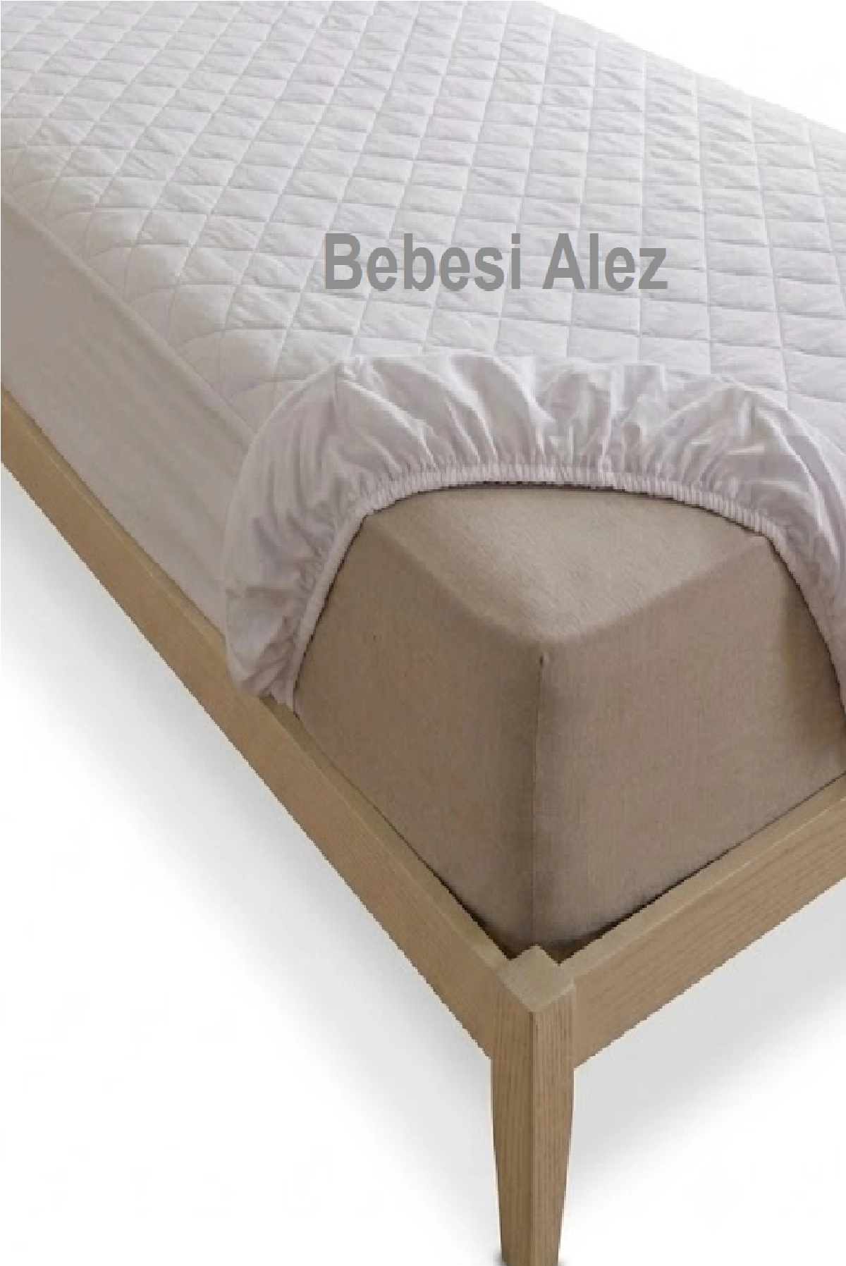 Bebesi 70x110%20cm%20Kapitoneli%20Hava%20Geçirgen%20Bebe%20fi̇tted%20yatak%20koruyucu%20alez