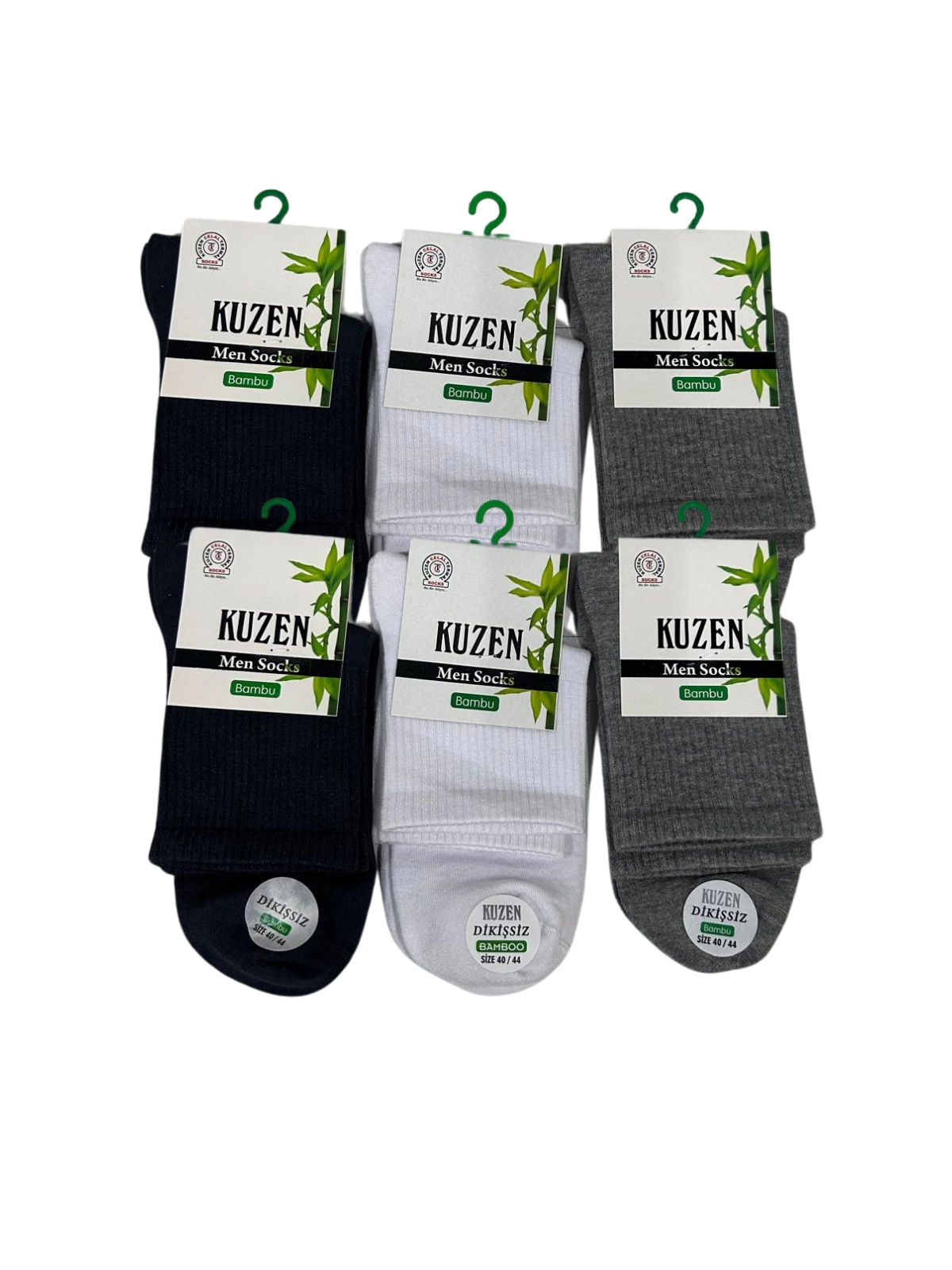 Kuzen%20Dikişsiz%20Yarım%20Konç%20Bambu%20Erkek%20Çorap%2012%20Adet