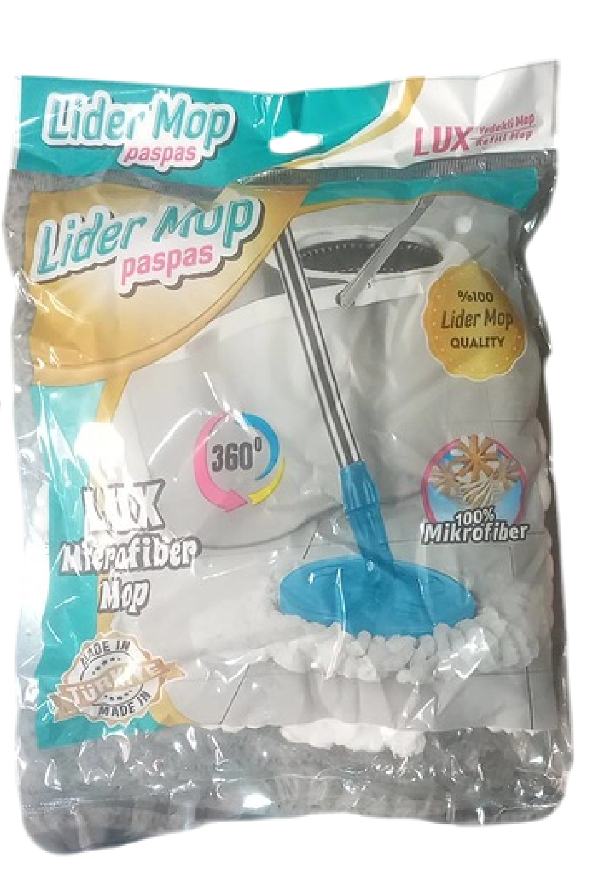 Lider%206%20adet%20360°%20Döner%20yuvarlak%20mikrofiber%20Mop%20paspas%20Yedek%20Ucu