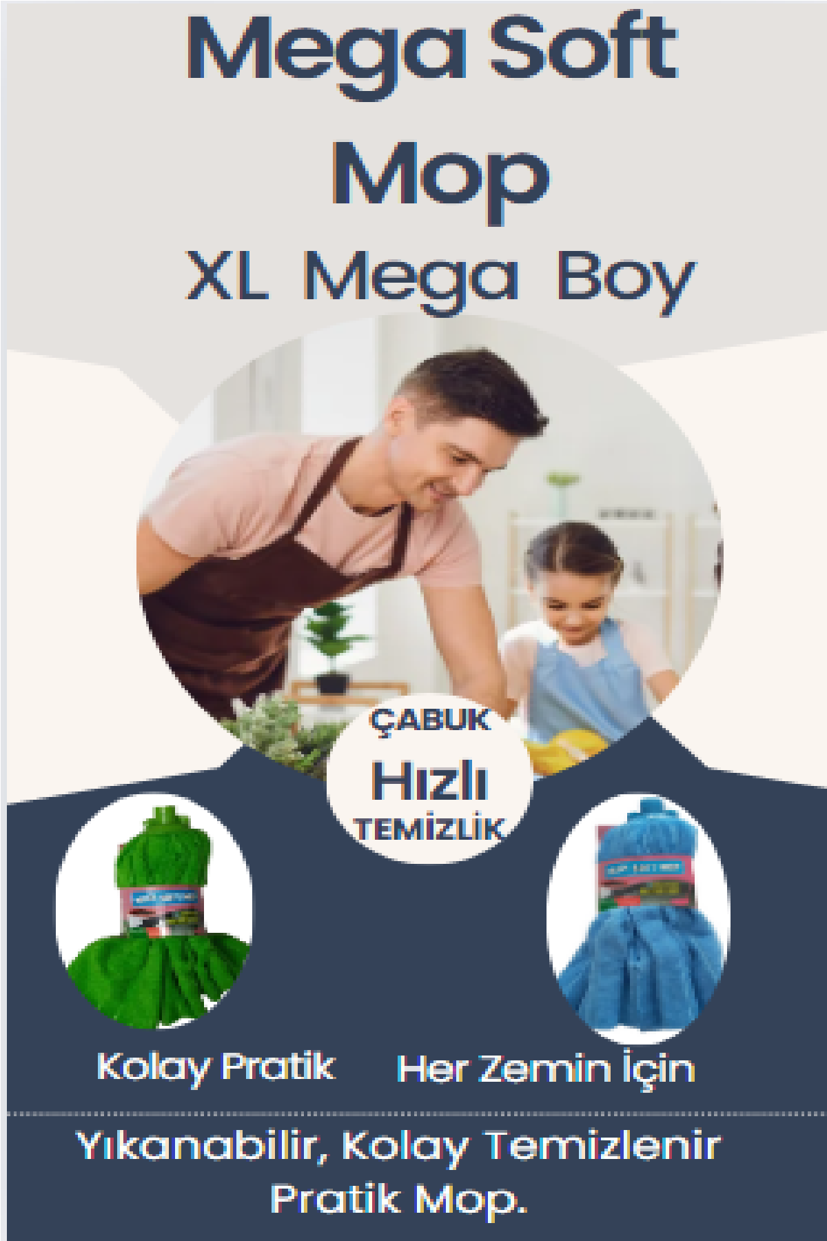 1%20Adet%20%20Mikrofiber%20Havlu%20Vileda%20Paspas%20Mop%20Xl%20Yedek%20Ucu%20Büyük%20Boy