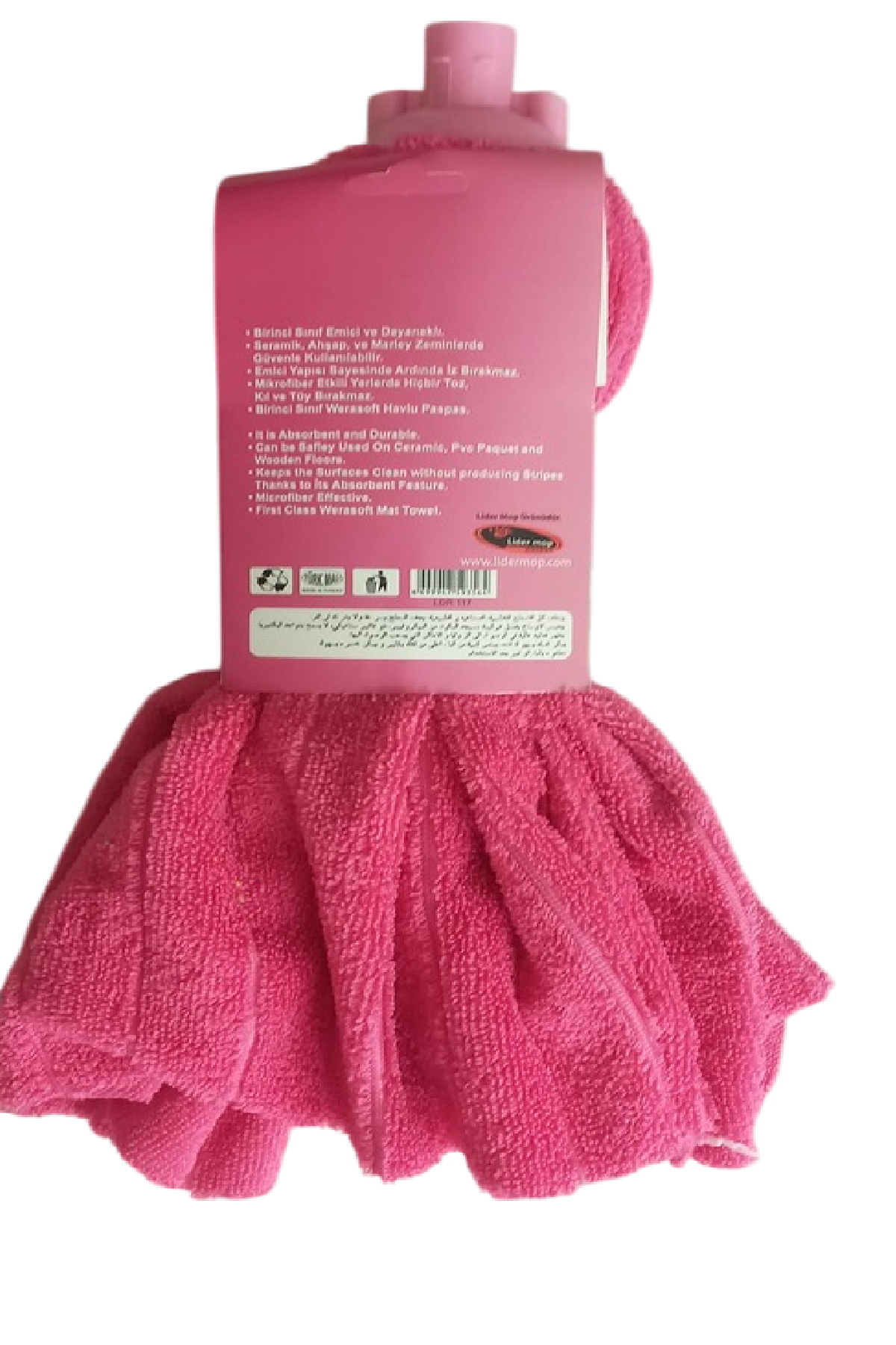 Mega%20Soft%20XL%20Mikrofiber%20Paspas%20Büyük%20Boy Yedek%20Ucu%20ve%20Ahşap%20Sapı%20Takım