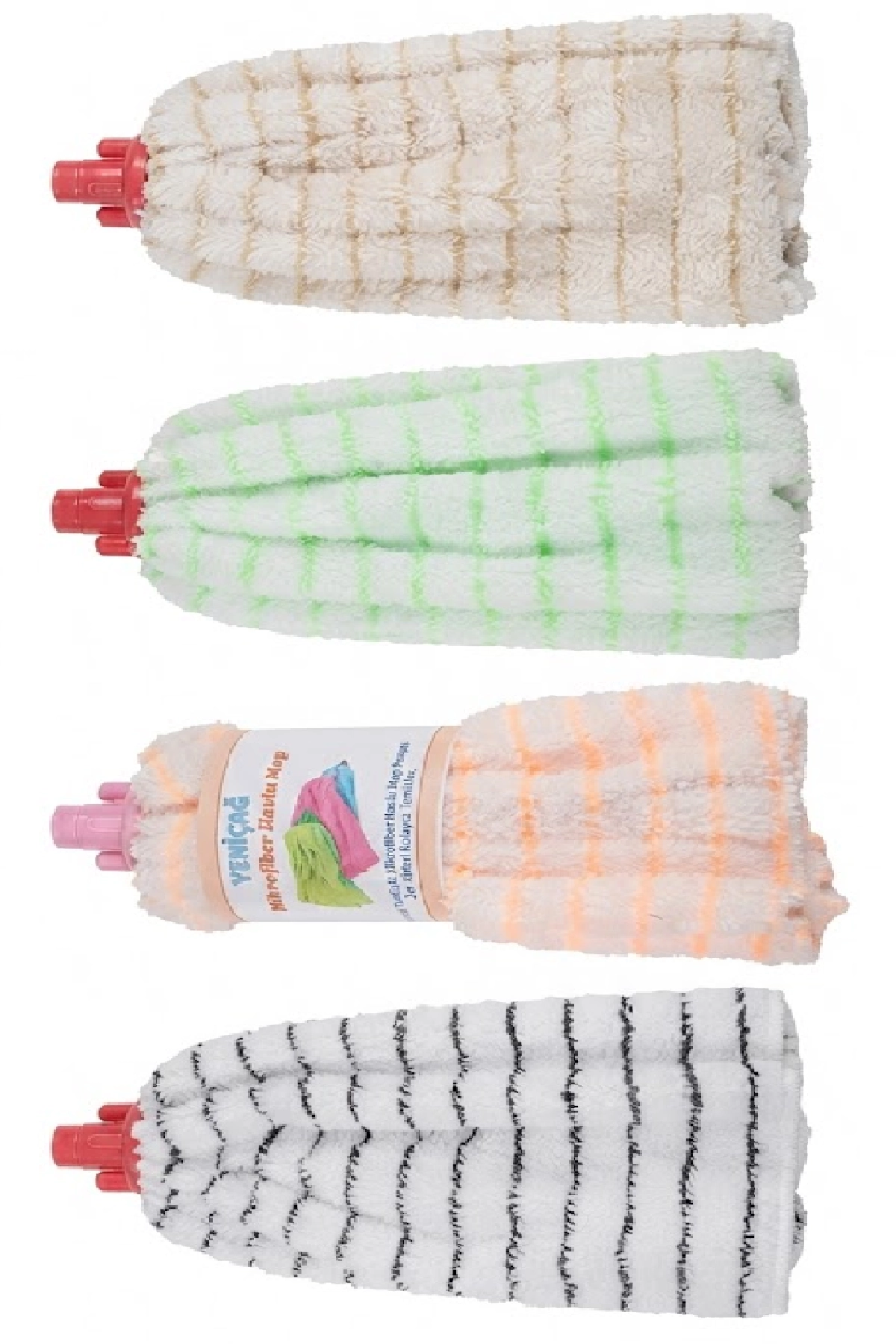 Yeniçağ%202%20Adet%20Mikrofiber%20ve%20Peluş%20Mop Paspas%20Ucu