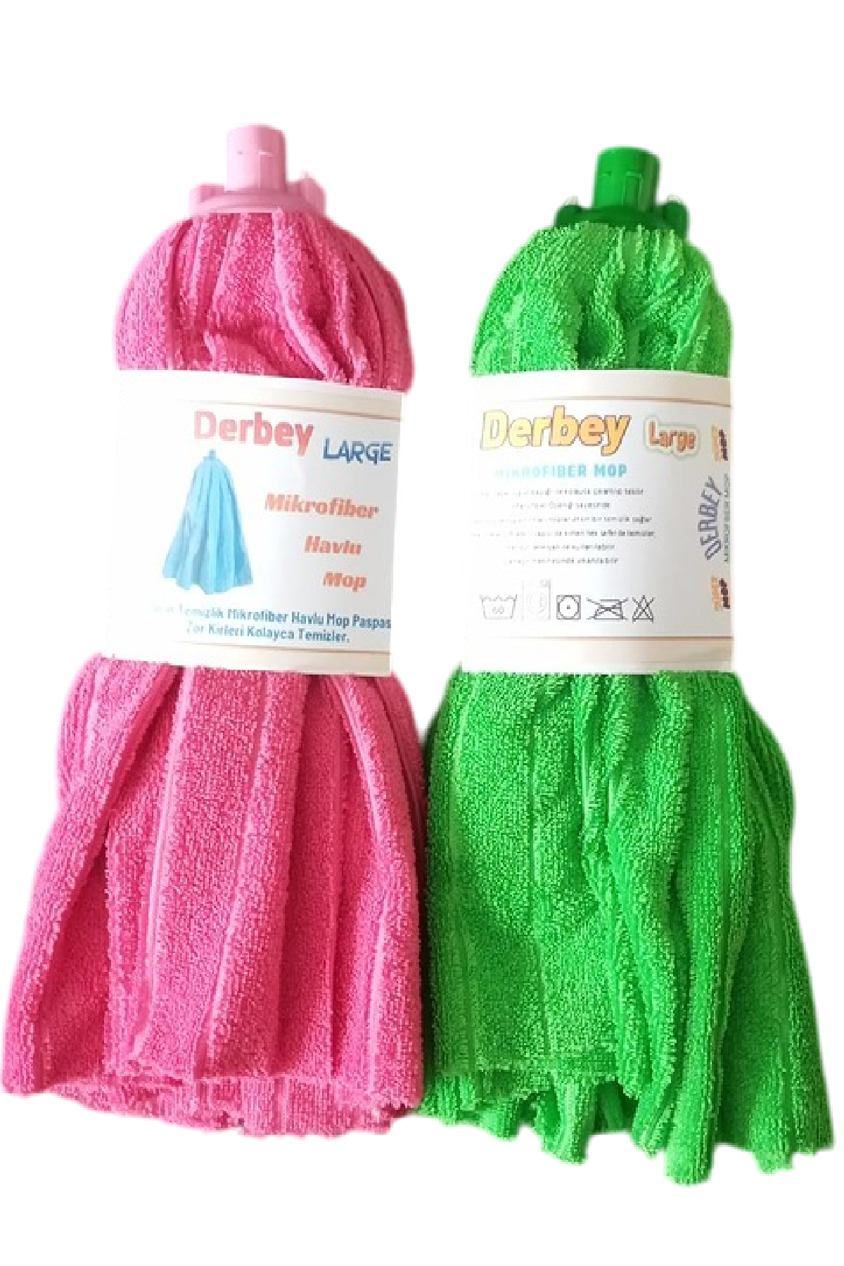 Derbey%20Large%20%202%20%20Adet%20%100%20Komşu%20Çıldırtan%20Bez%20Mikrofiber%20Büyük%20Boy%20Havlu%20Mop%2090x64%20cm