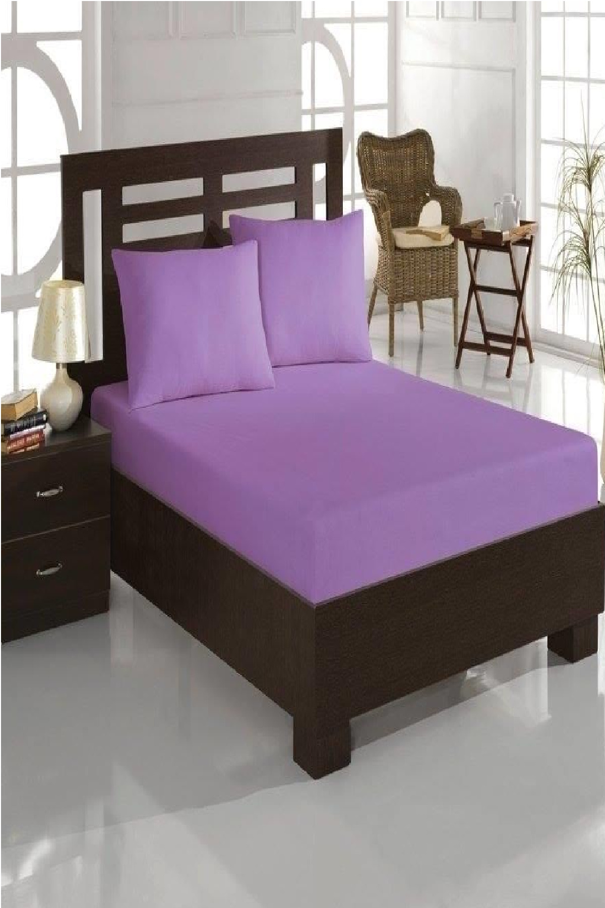 MyCey%20Mor%20Lastikli%20Streç%20Battal%20Boy%20Havlu%20Çarşaf%20180x200%20cm
