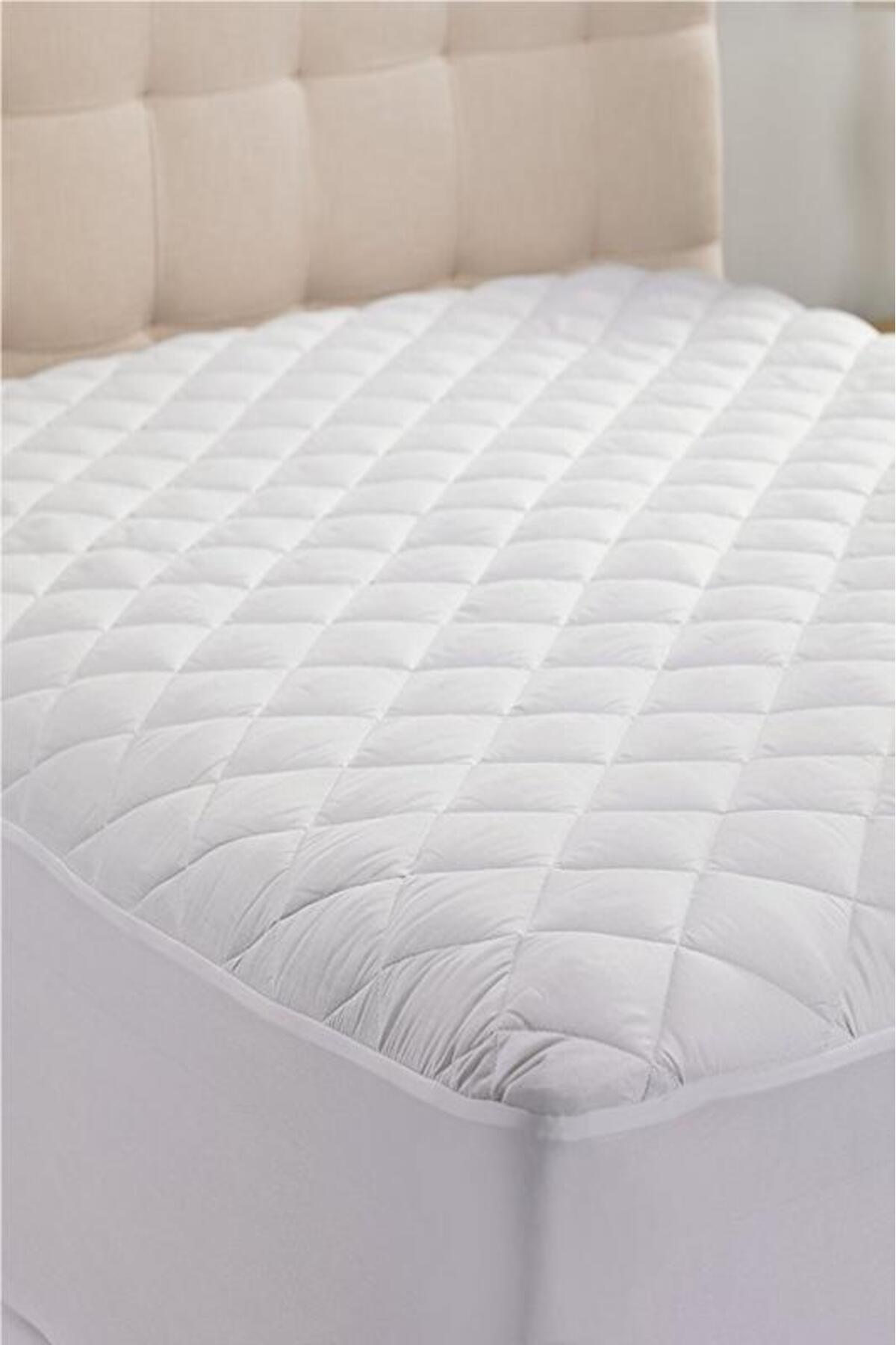 Derbey%20Fitted%20Kapitoneli%20120x200%20Cm%20Tek%20Kişilik%20Yatak%20Koruyucu%20Çarşaf%20Alez