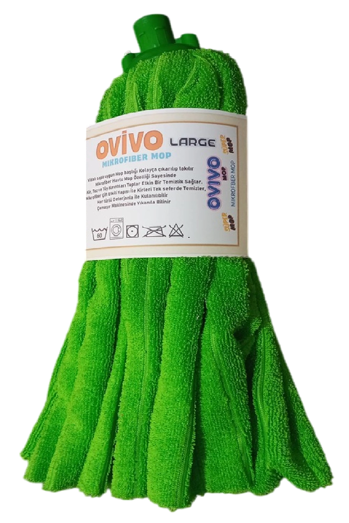 Ovivo%201%20Adet%20%20Mikrofiber%20Havlu%20Mop%20Paspas%20Mop%20Xl%20Yedek%20Ucu%20Large%20XL%20Büyük%20Boy