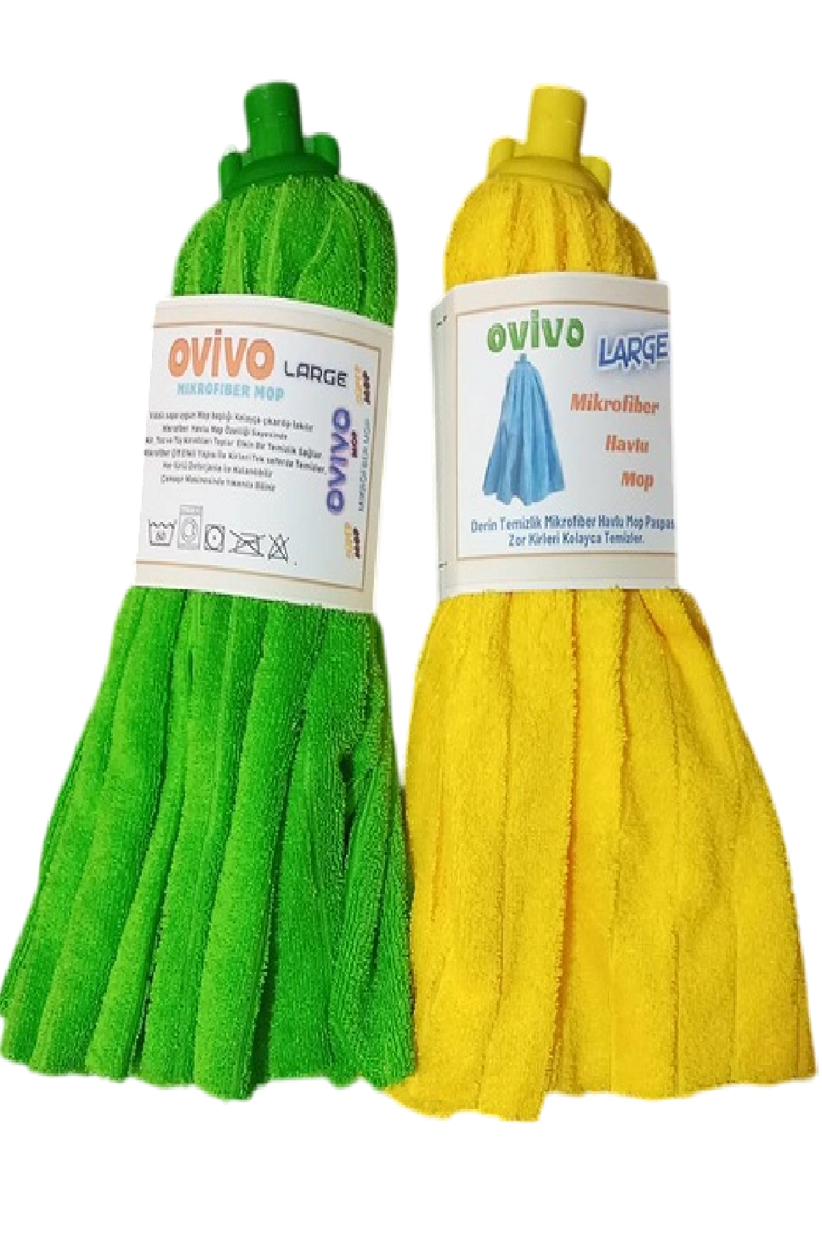 Ovivo%201%20Adet%20%20Mikrofiber%20Havlu%20Mop%20Paspas%20Mop%20Xl%20Yedek%20Ucu%20Large%20XL%20Büyük%20Boy