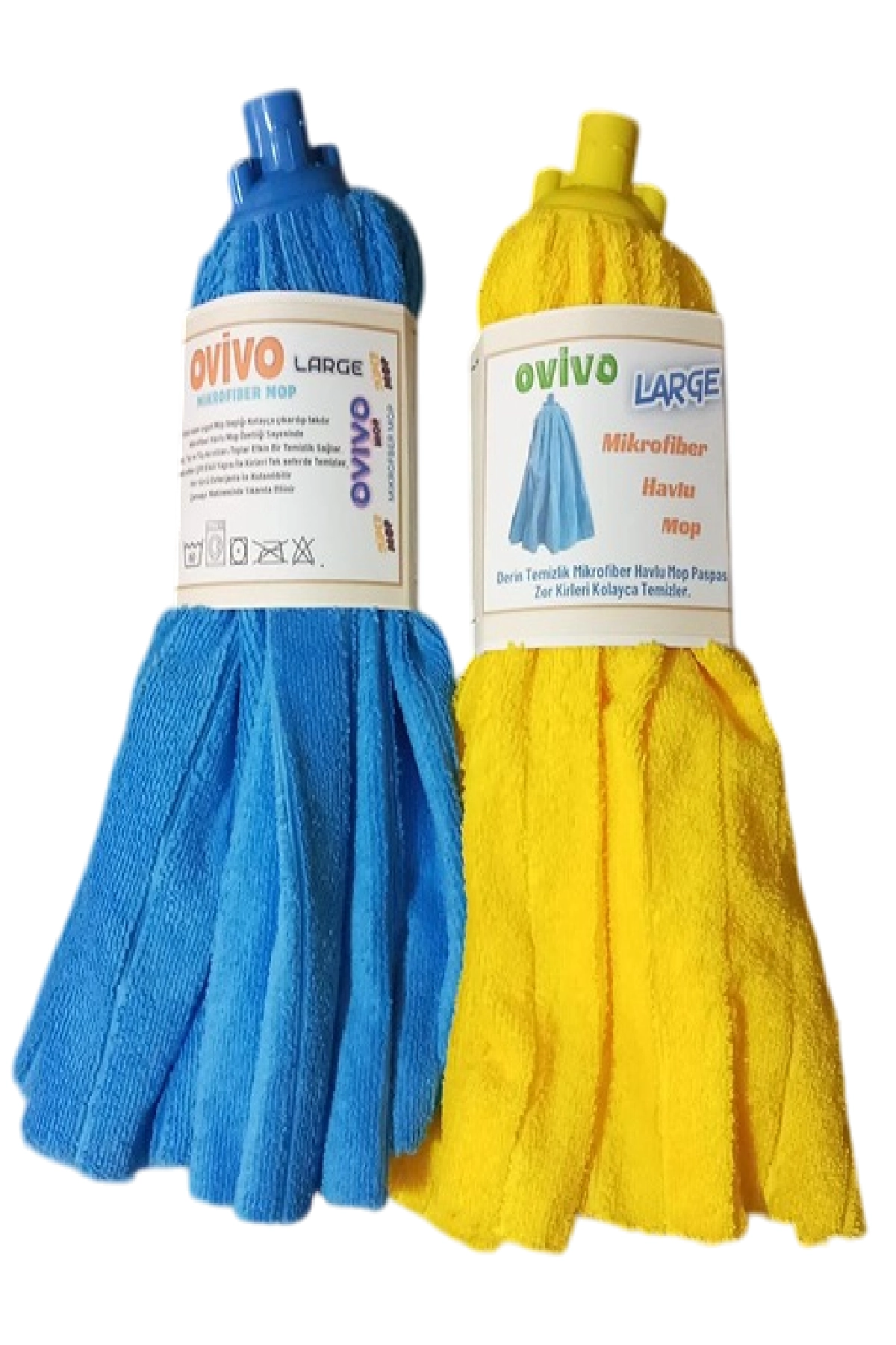 Ovivo%201%20Adet%20%20Mikrofiber%20Havlu%20Mop%20Paspas%20Mop%20Xl%20Yedek%20Ucu%20Large%20XL%20Büyük%20Boy