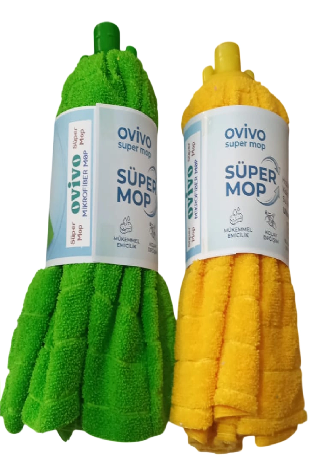 Ovivo%20Mikrofiber%20Süper%20Mop%20Yedek%20Ucu%202%20Adet
