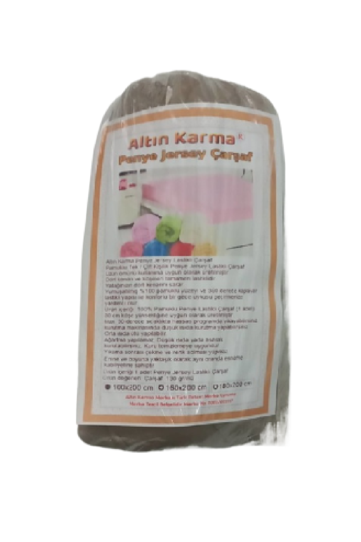 Altın%20Karma%20Jersey%20Penye%20Pamuklu%20100x200%20Cm%20Tek%20Kişilik%20Lastikli%20Çarşaf%20Açık%20Kahve