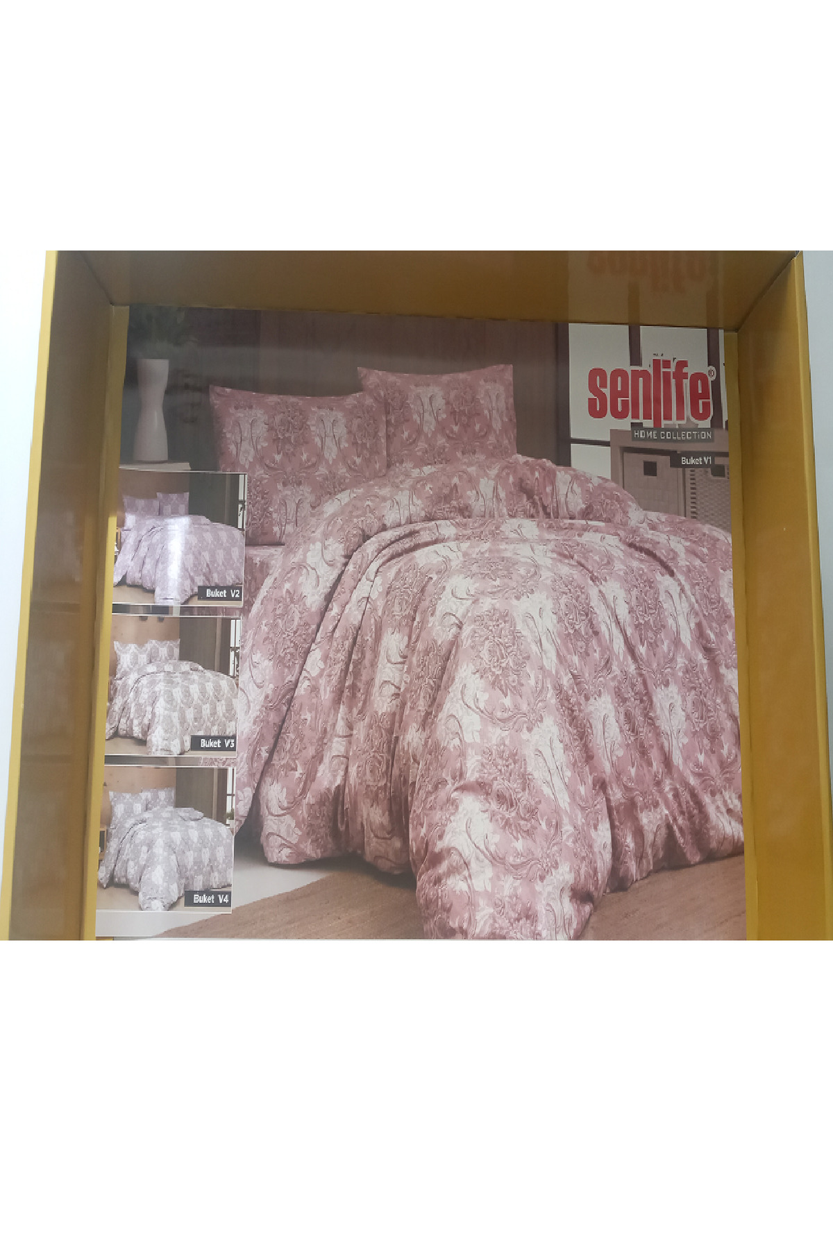 Senlife%20Kutulu%20Battal%20Çift%20Kişilik%20Ranforce%20Nevresim%20Takımı%201.%20Kalite%20Solmaz