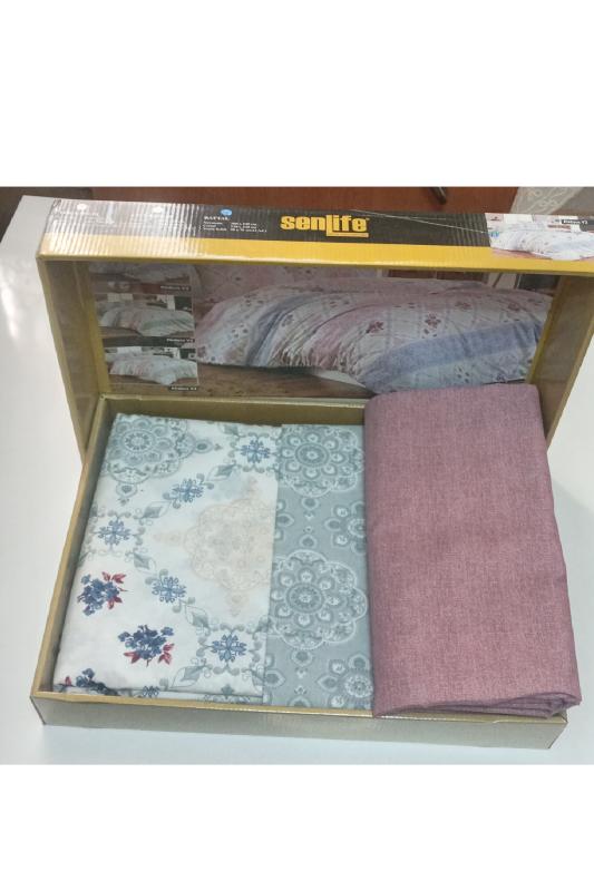 Senlife%20Kutulu%20Battal%20Çift%20Kişilik%20Ranforce%20Nevresim%20Takımı%201.%20Kalite%20Solmaz