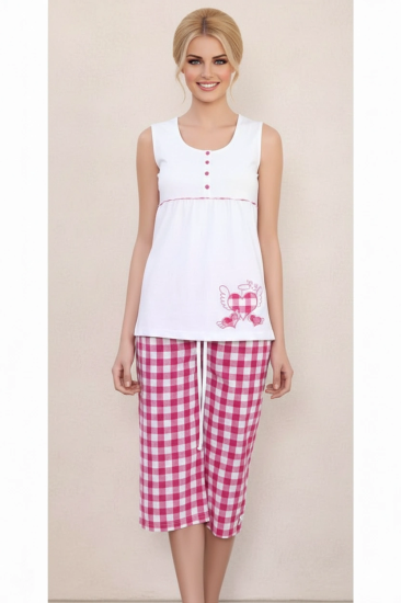 Şahinler Kadın Yazlık Düğmeli Pijama 21522