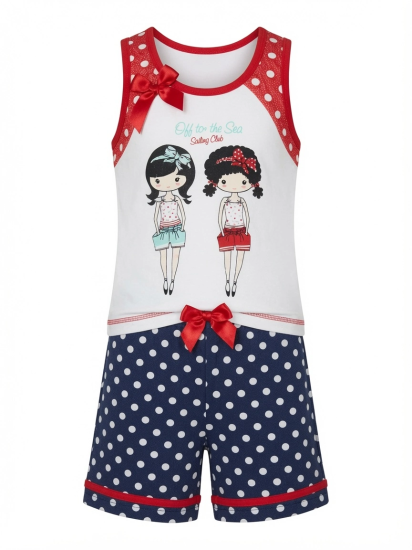 Berrak Kız Çocuk Şortlu Pijama Takımı 7630