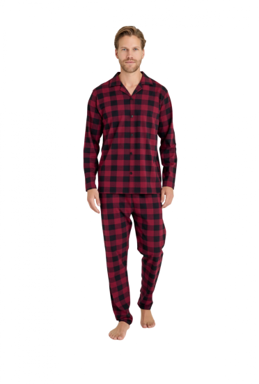 9209-kly ekose erkek pijama takımı
