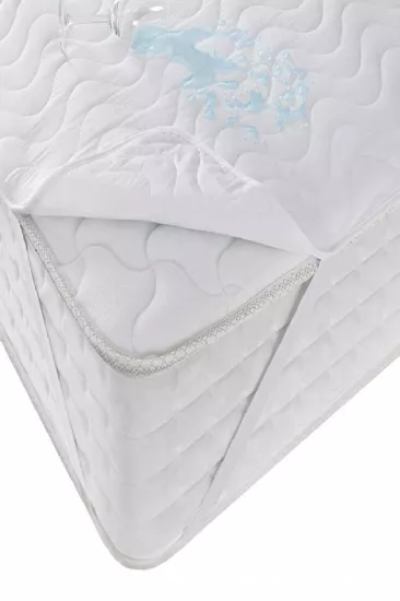 Altın Karma Kapitoneli Sıvı Geçirmez Alez 120x200 Cm Tek Kişilik Köşe Lastikli